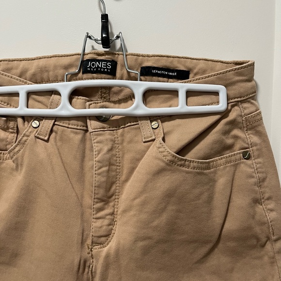 Jones New York Khaki Skinny Pants - Picture 2 of 5